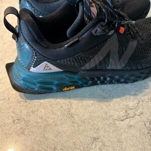 New Balance Black and Blue Athletic Shoes Vibram Sole